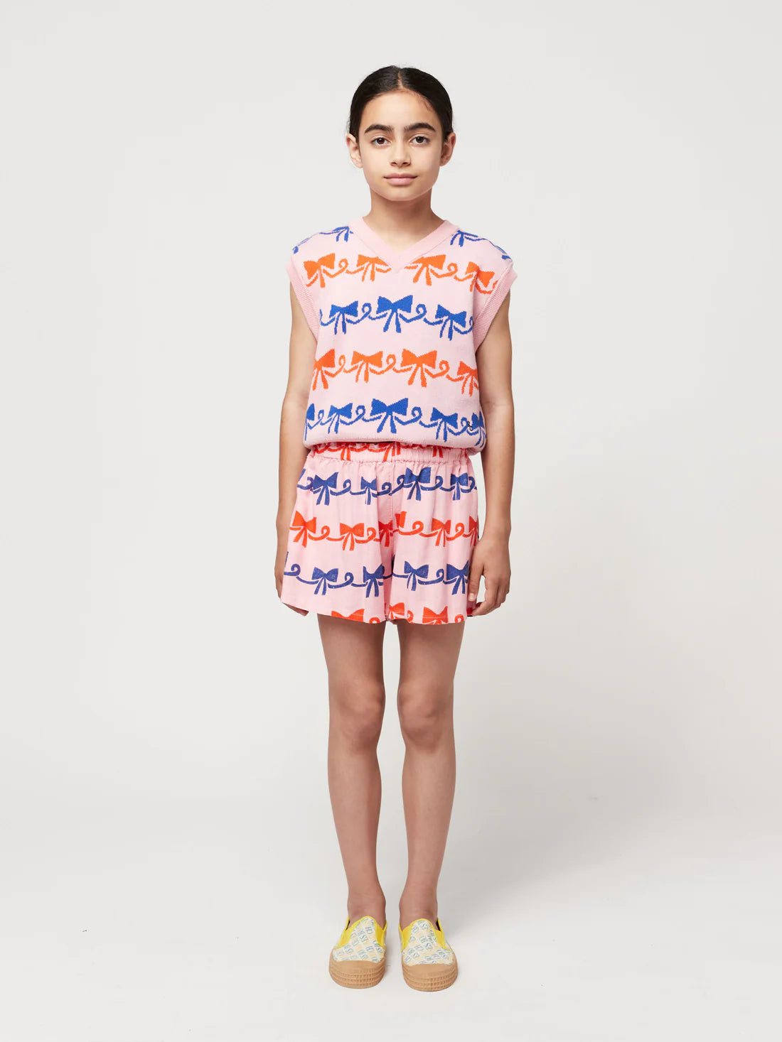 Ribbon Bow Woven Shorts