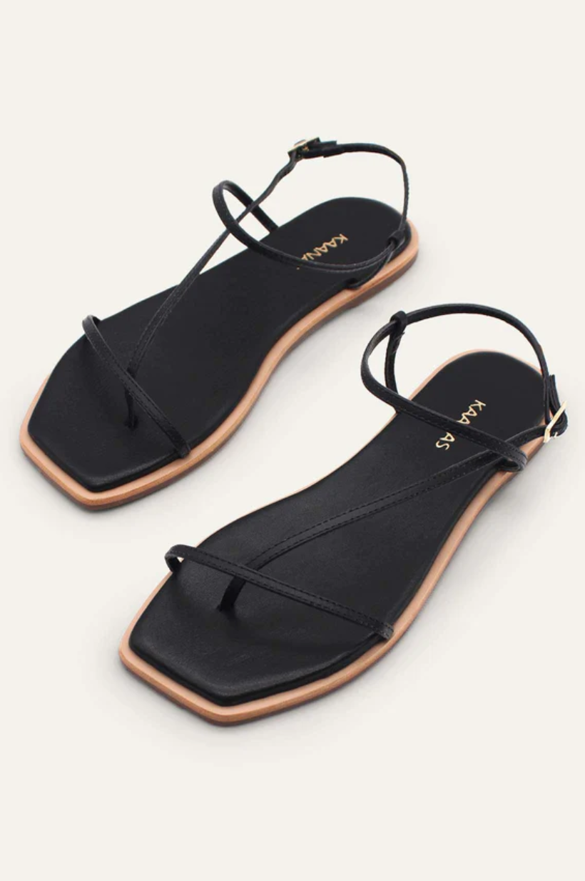 Alayta Square-Toe Naked Sandals
