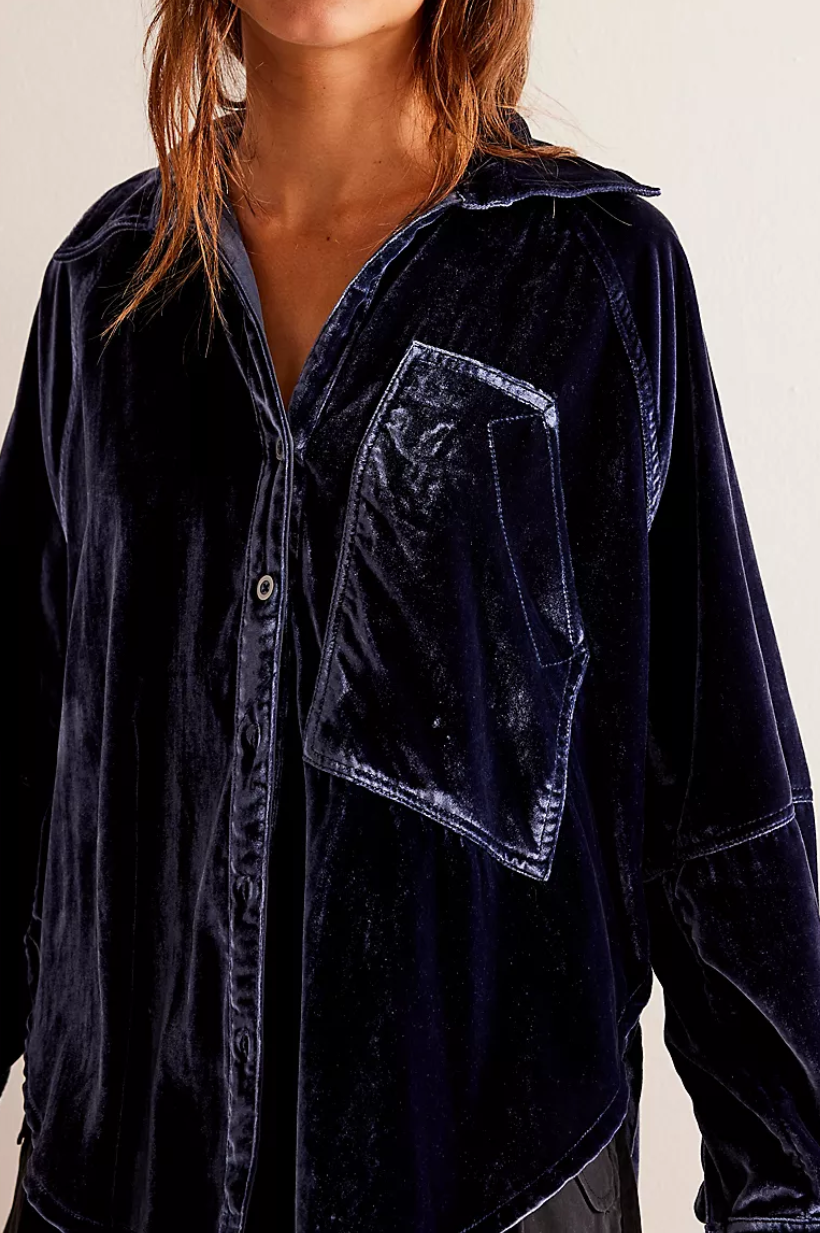 Night Skies Velvet Top