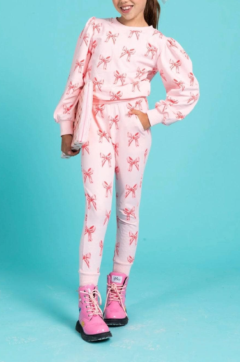 Ribbon Puff Sleeve Set