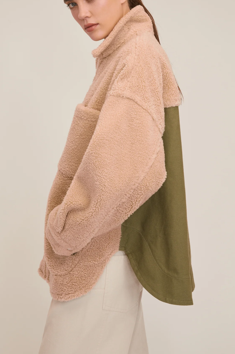 Amari Sherpa Twill Jacket