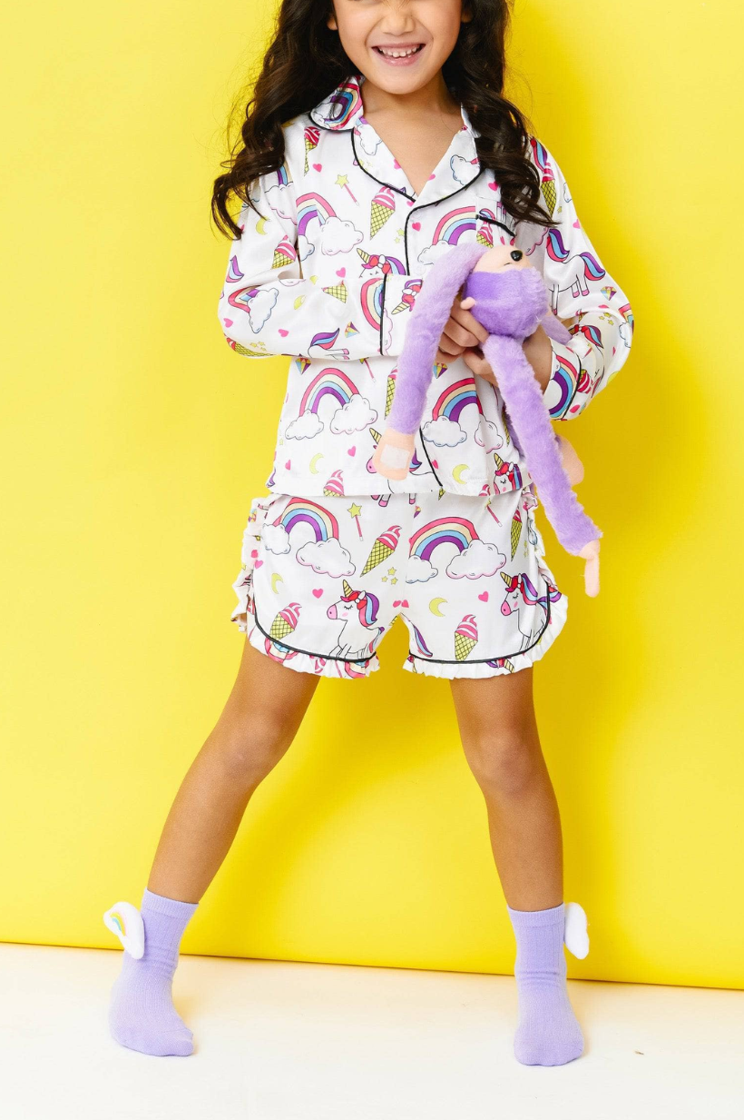 Magical Unicorn and Ice Cream Pajama Set