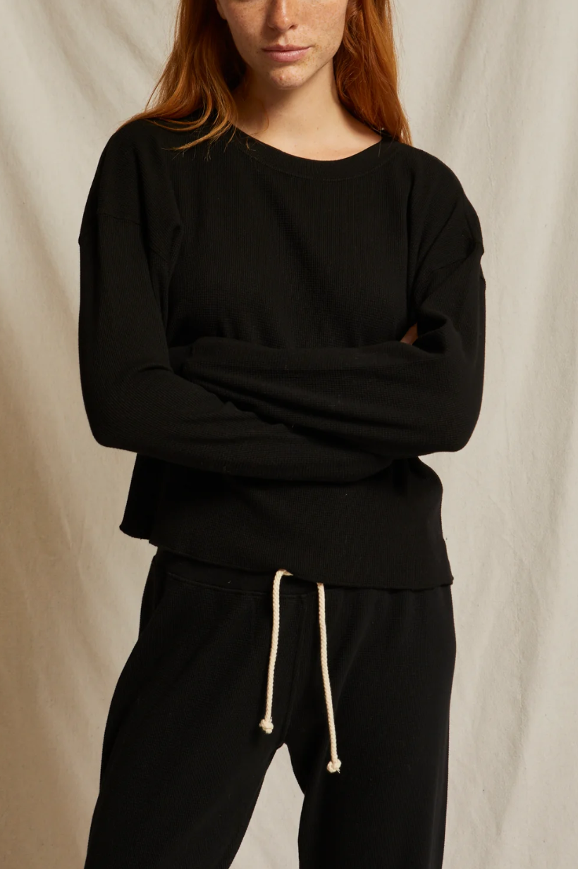 Crosby Waffle Pullover