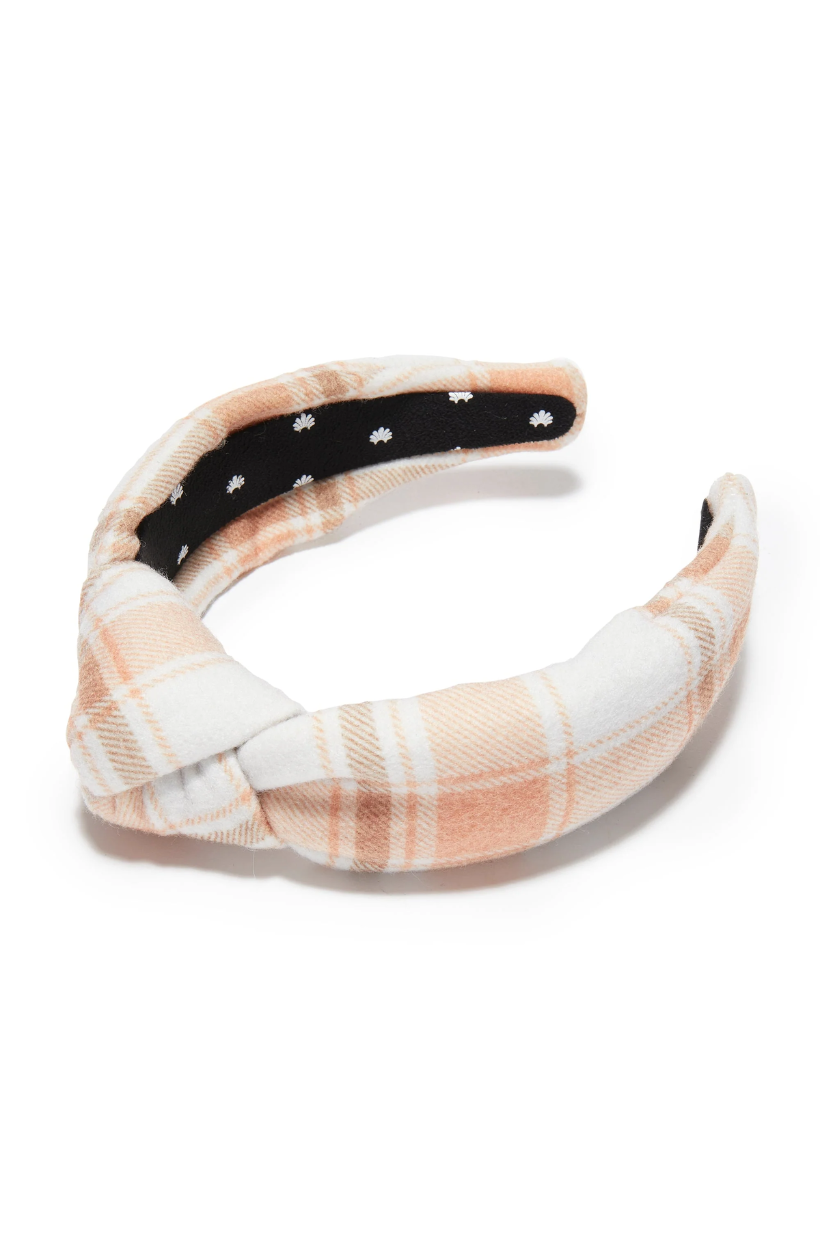 Plaid Knotted Headband