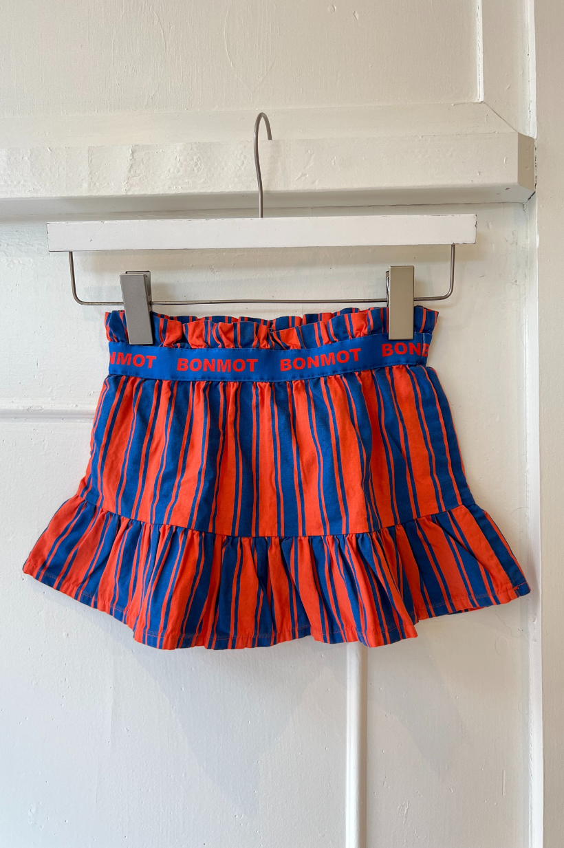 Mini Skirt Vertical Stripes