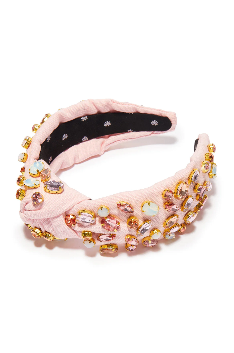 Glittering Crystal Woven Knotted Headband