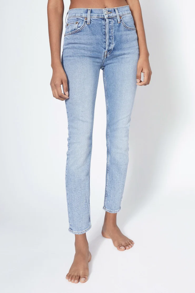 90s High Rise Ankle Crop