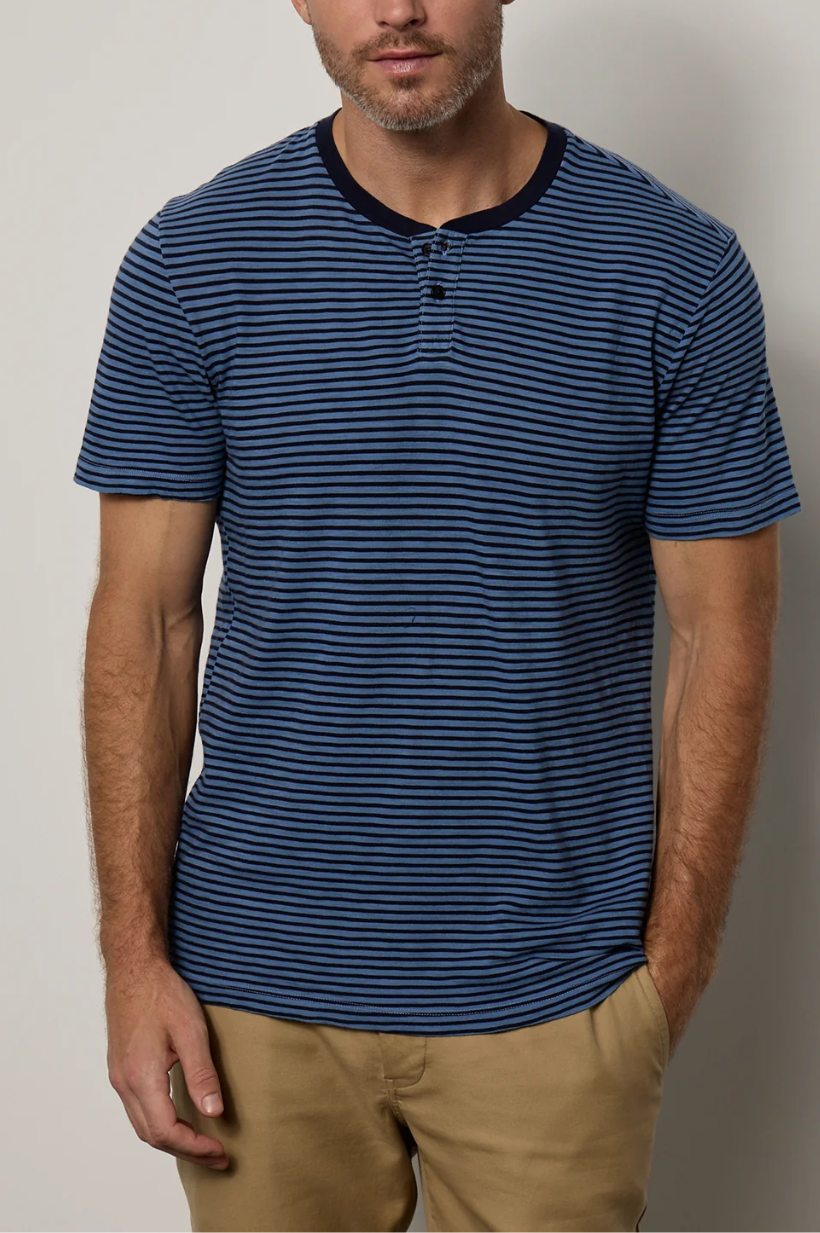 Albert Stripe Henley Tee