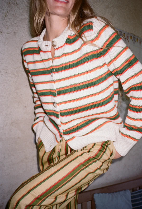 Lorene Cardigan Stripe