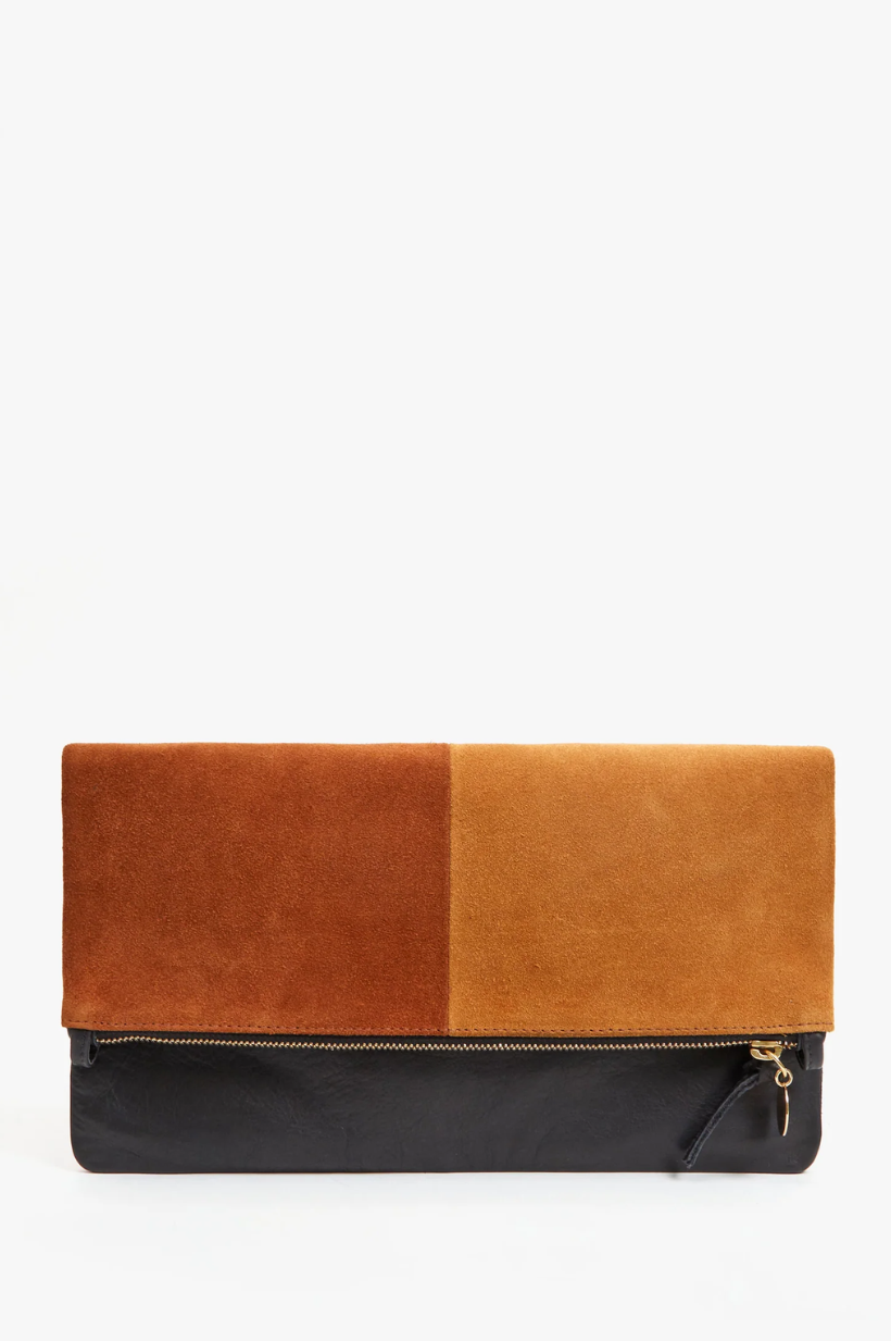 Foldover Clutch with Tabs