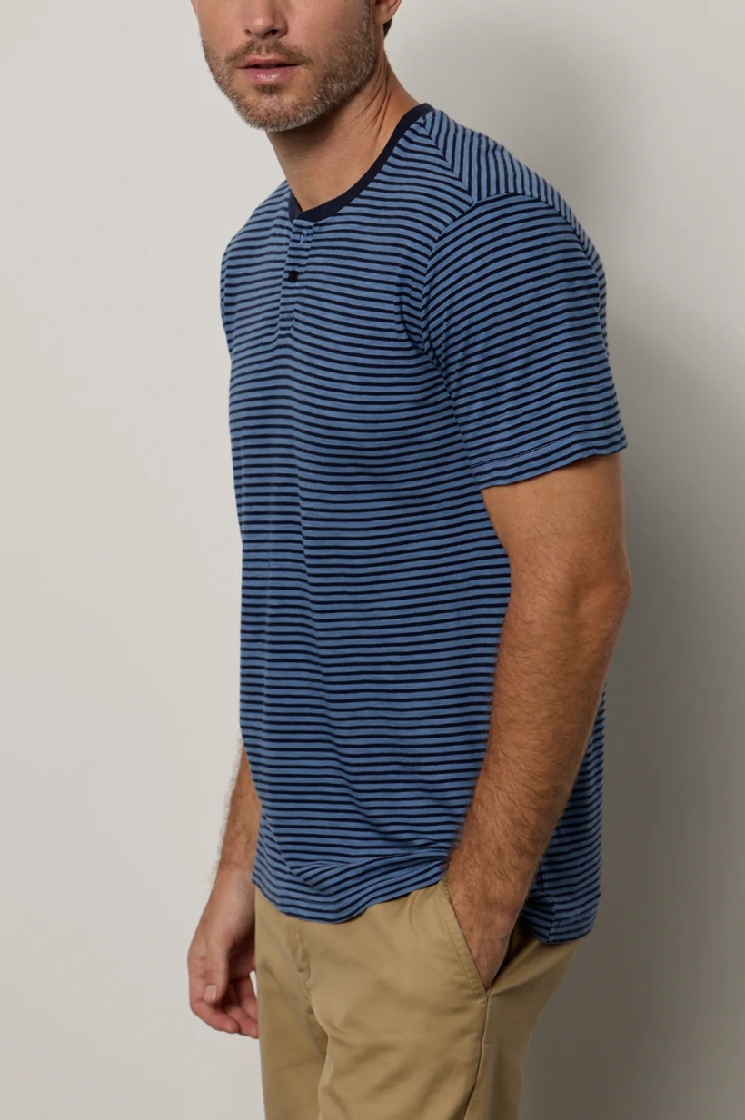 Albert Stripe Henley Tee
