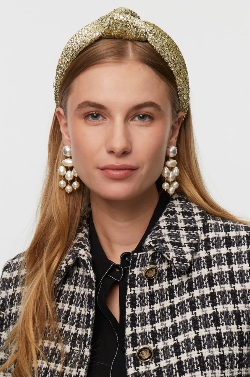 Tinsel Knotted Headband
