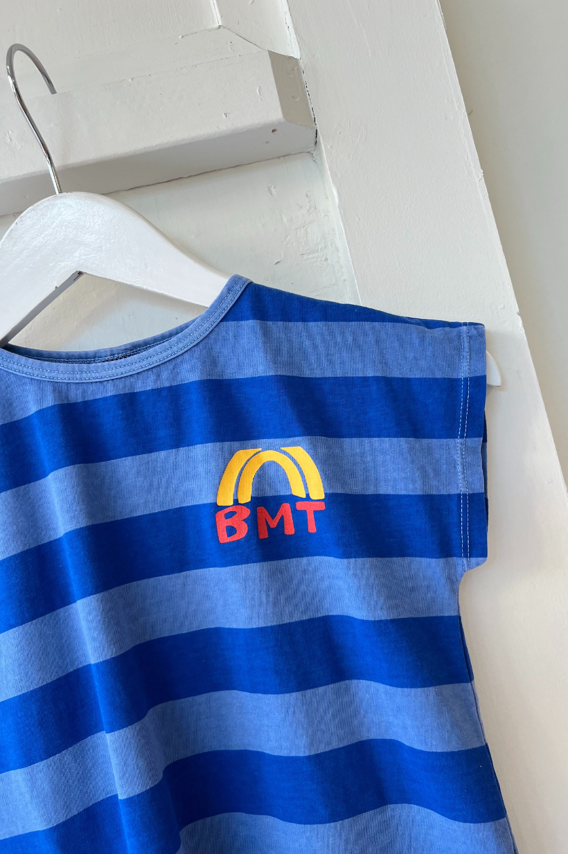 Wide Stripes Rainbow Tee