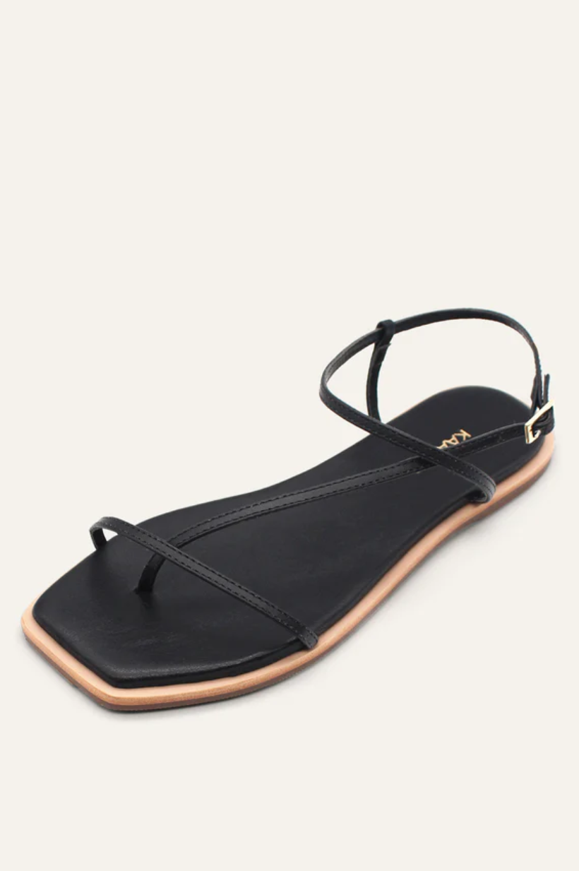 Alayta Square-Toe Naked Sandals