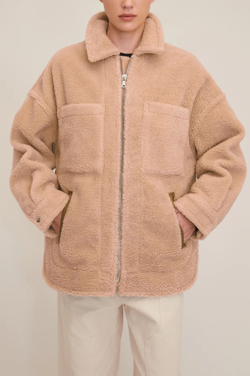 Amari Sherpa Twill Jacket