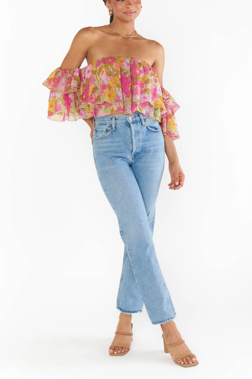 Rosella Ruffle Top