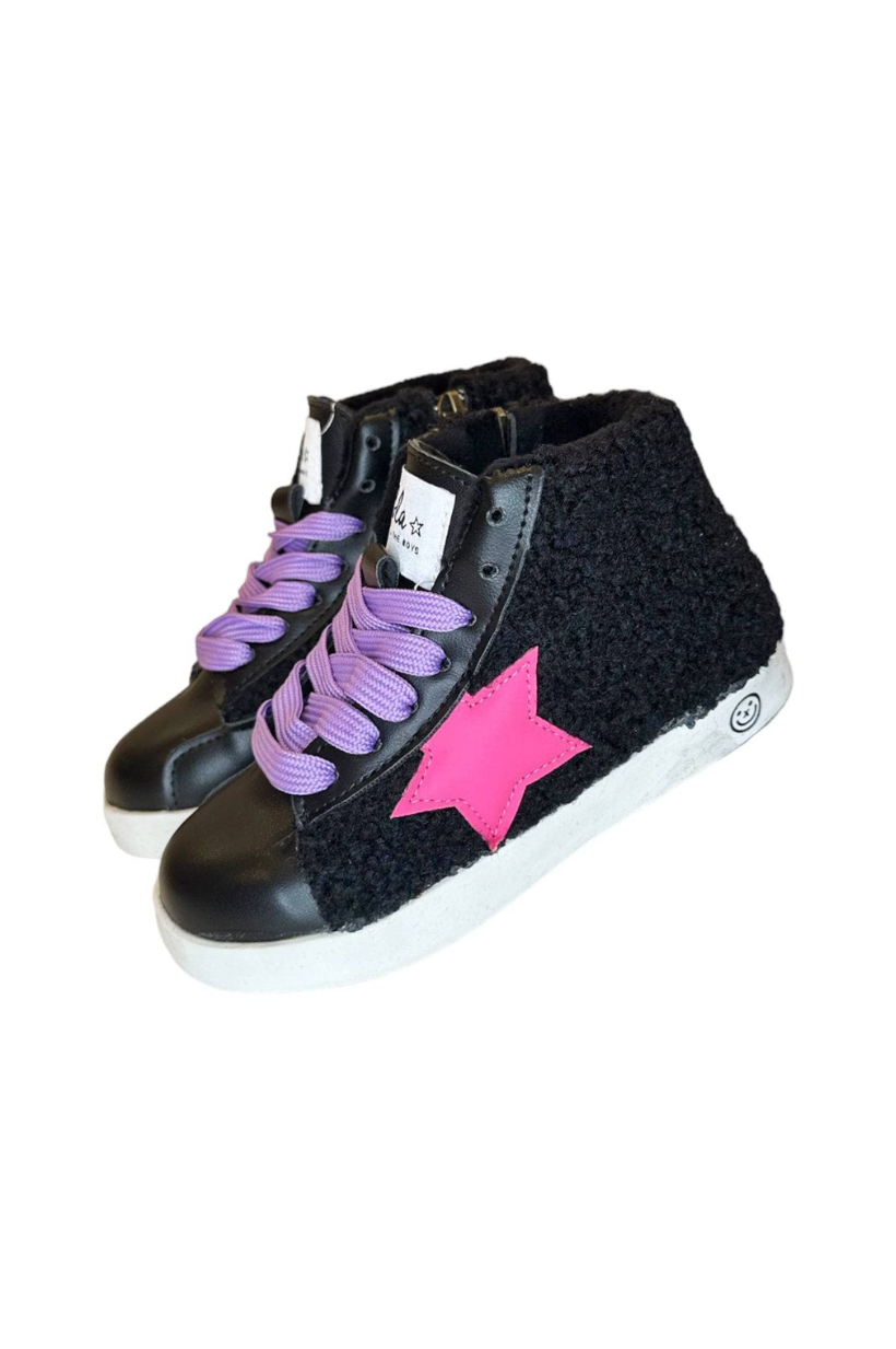 High Top Sherpa Sneakers