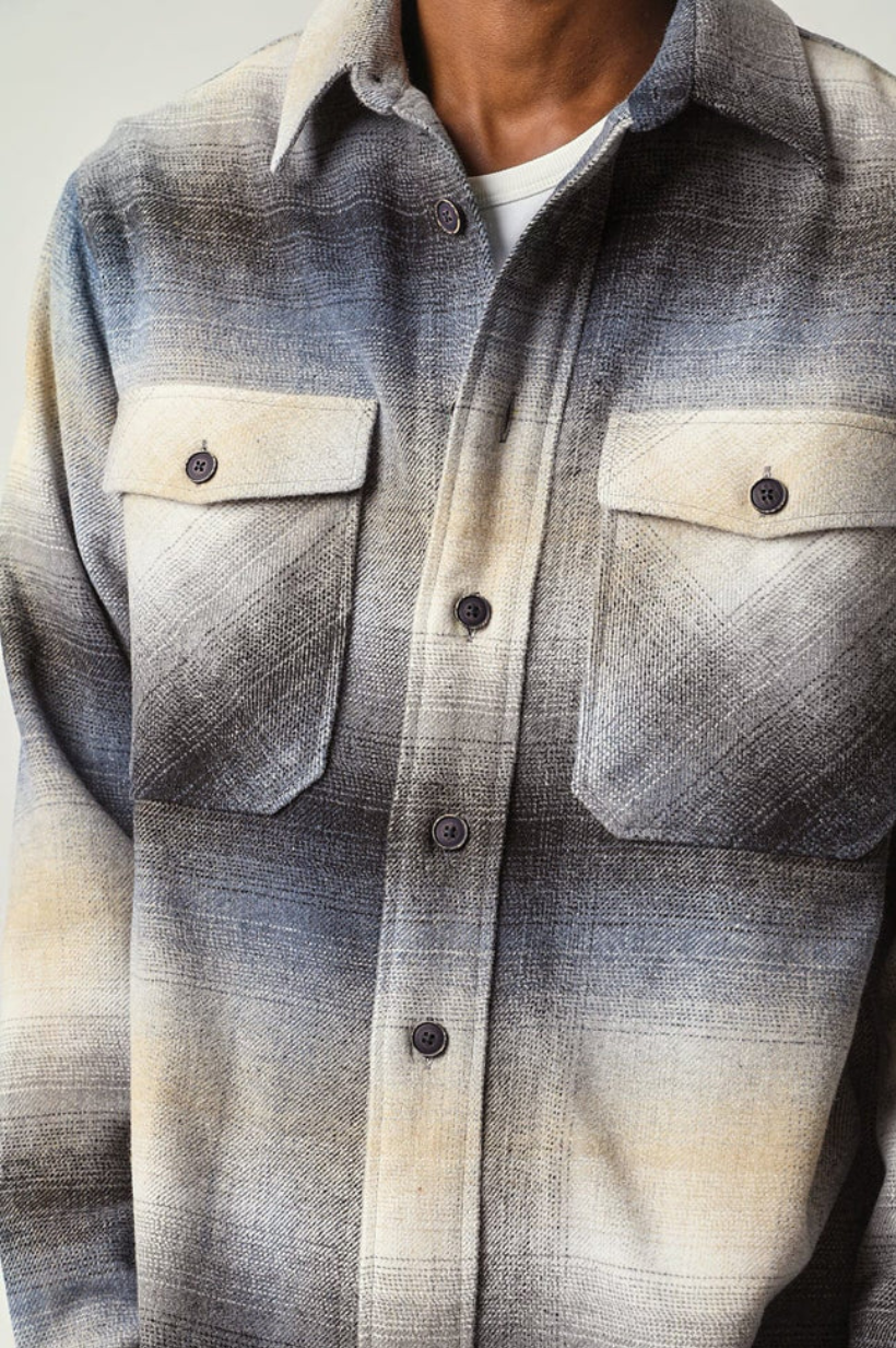 Ombre Plaid Kingston Jacket