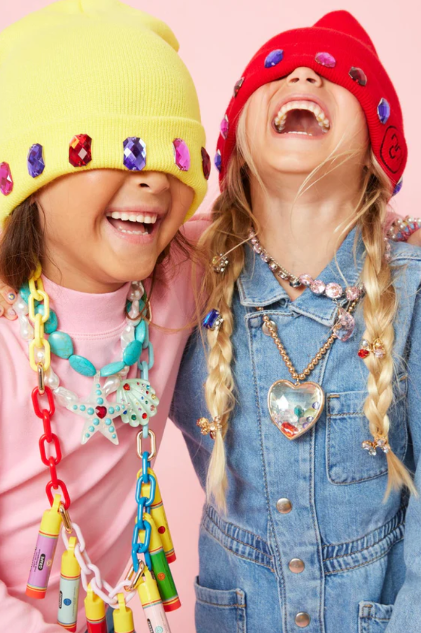 Snowball Fight Beanie Hat Set