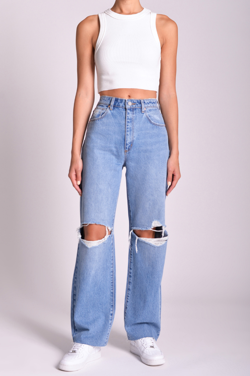Carrie Jean Britt Rip Jeans
