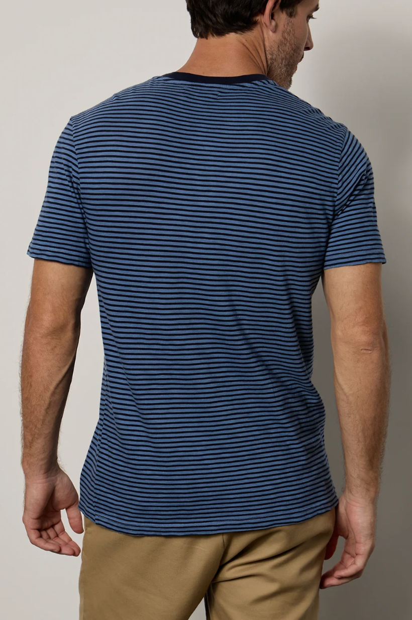 Albert Stripe Henley Tee