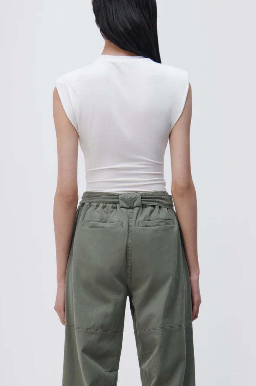 Estelle Wrap Shoulder Pad Top