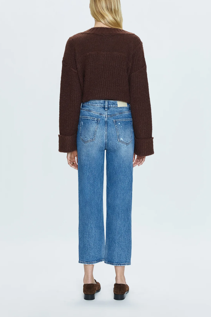 Cassie Crop Super High Rise Straight