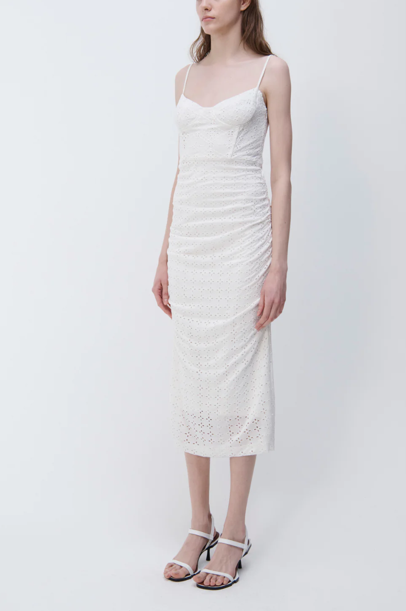 Moira Broderie Anglaise Jersey Bustier Dress