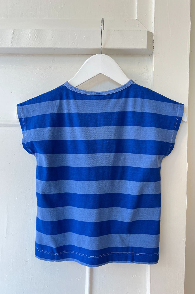 Wide Stripes Rainbow Tee