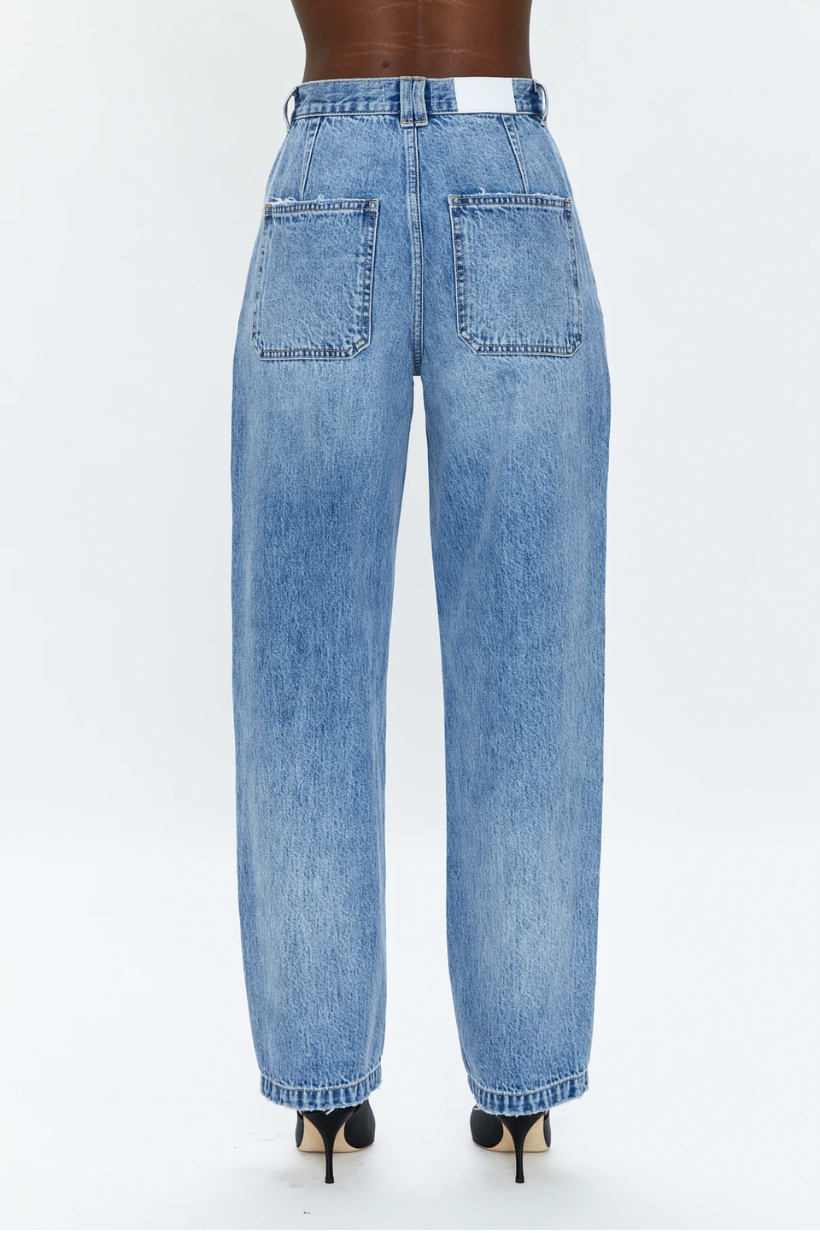 Ezra High Rise Relaxed Taper Jeans