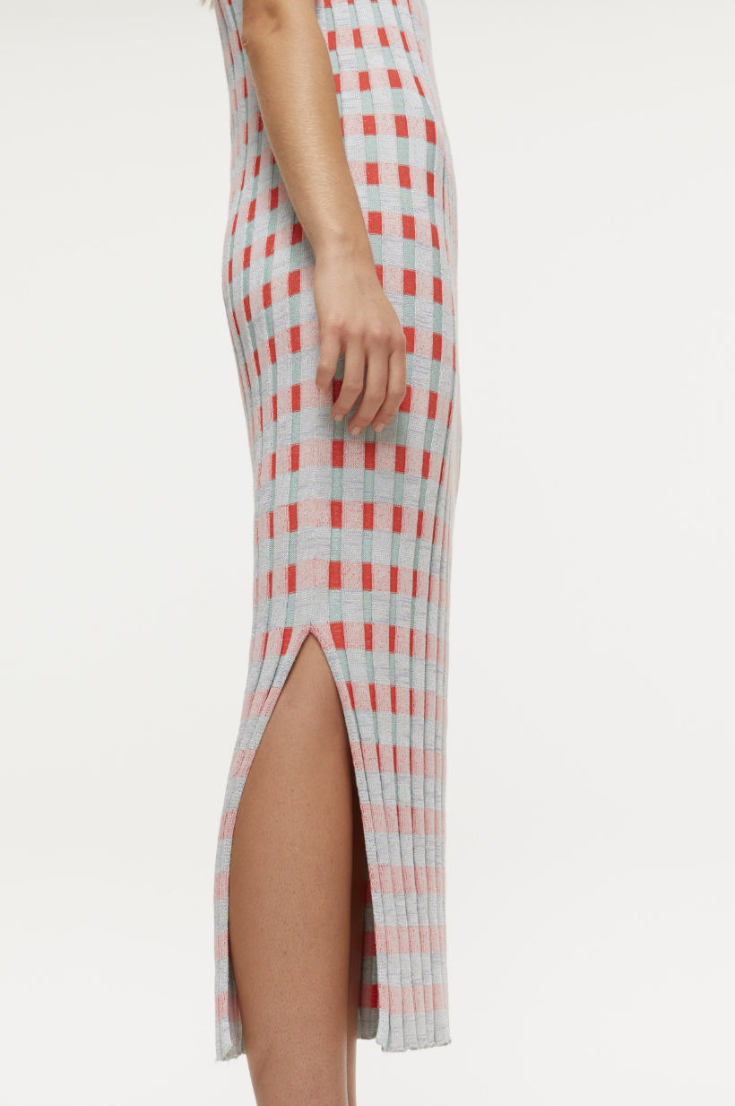 Sleeveless Rib Dress