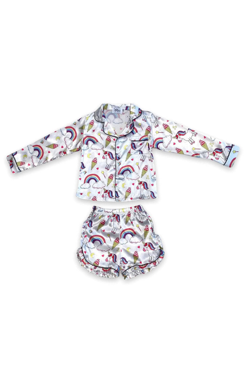 Magical Unicorn and Ice Cream Pajama Set