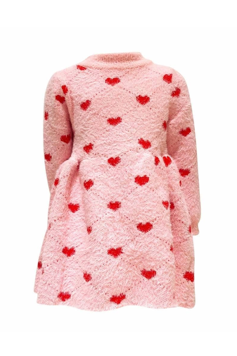 Sweetheart Sweater Dress