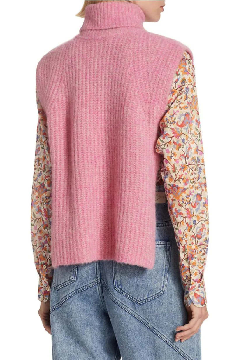 Megan Turtleneck Bib Sweater