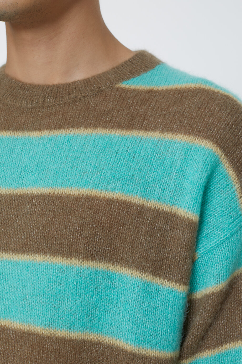 Crew Neck Striped Jumper