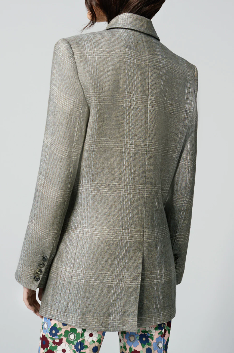 Oversized Notched Lapel Blazer
