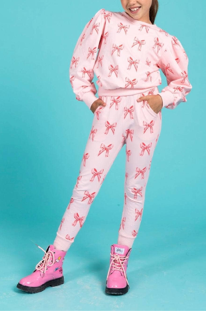Ribbon Puff Sleeve Set