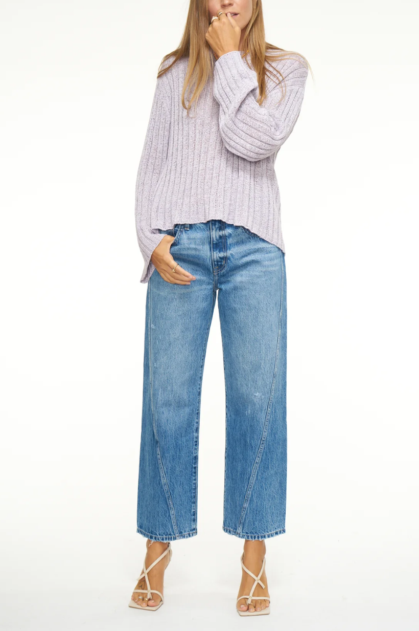 Bobbie Ankle Mid Rise Loose Straight