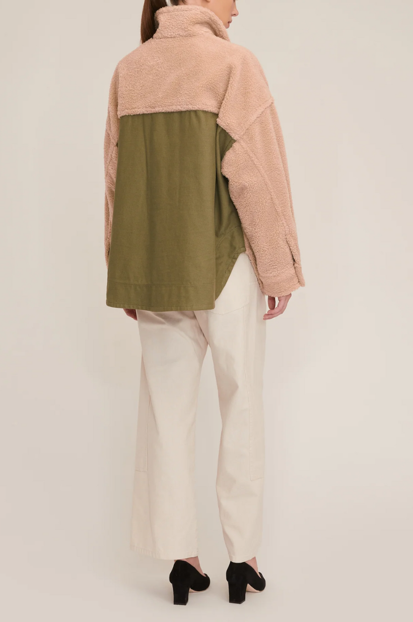 Amari Sherpa Twill Jacket