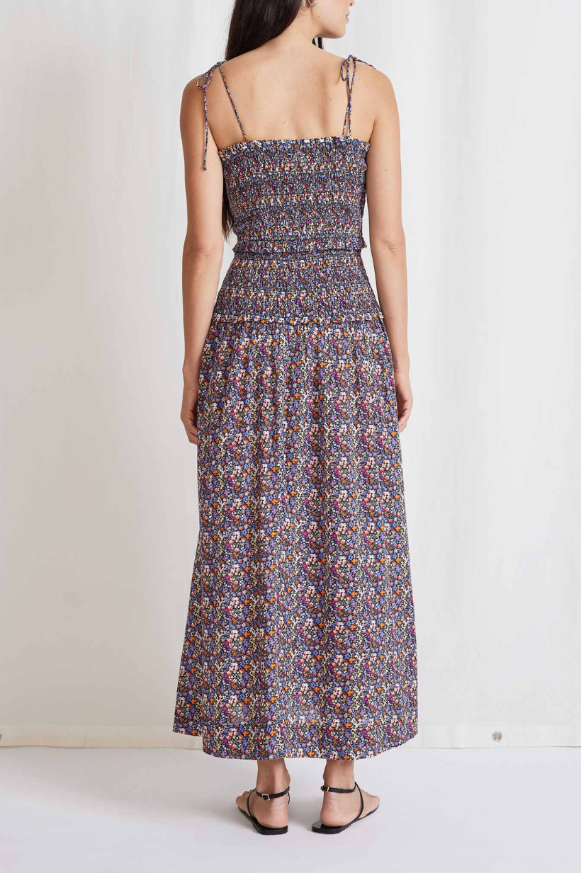 Los Portales Smocked Dress