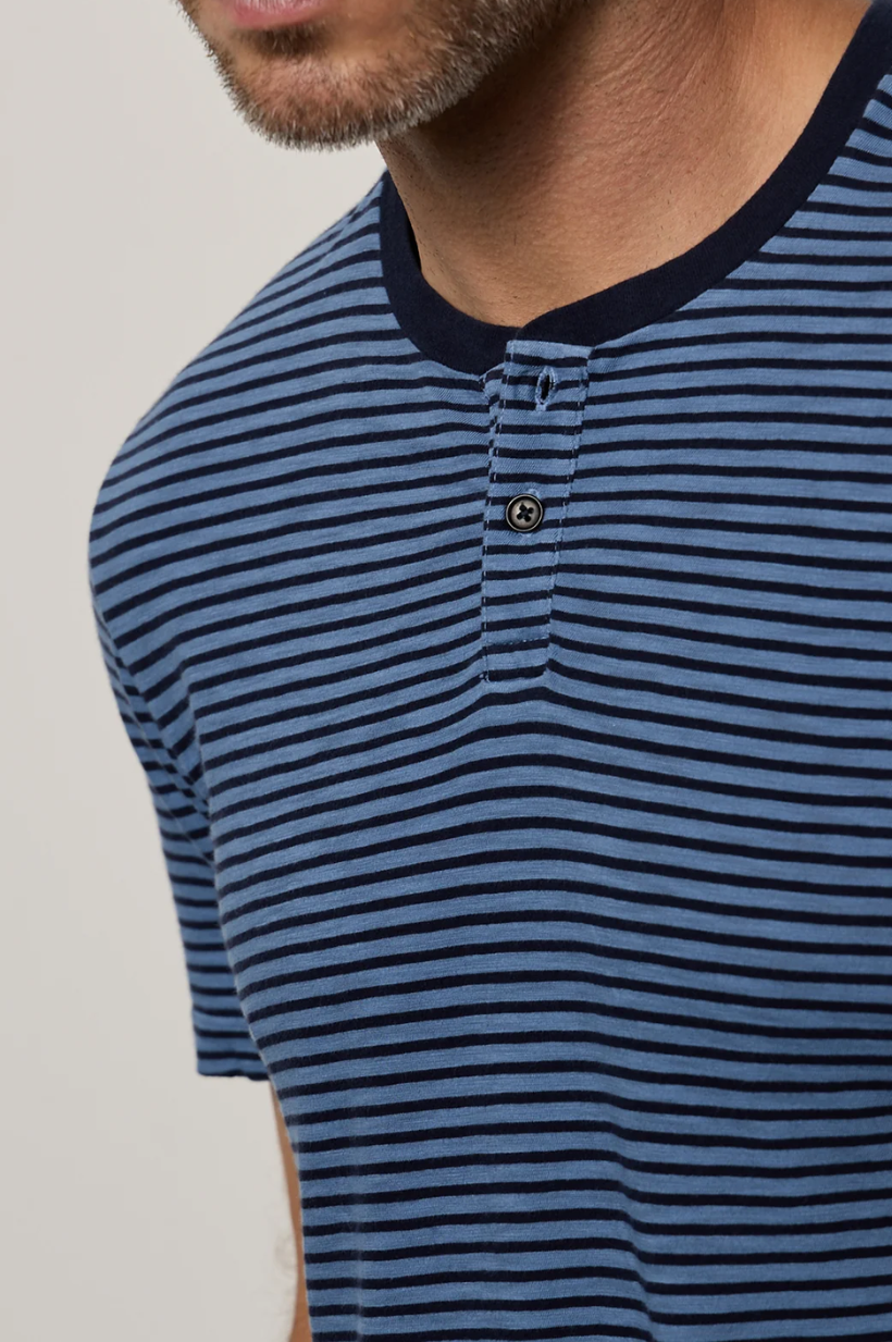 Albert Stripe Henley Tee