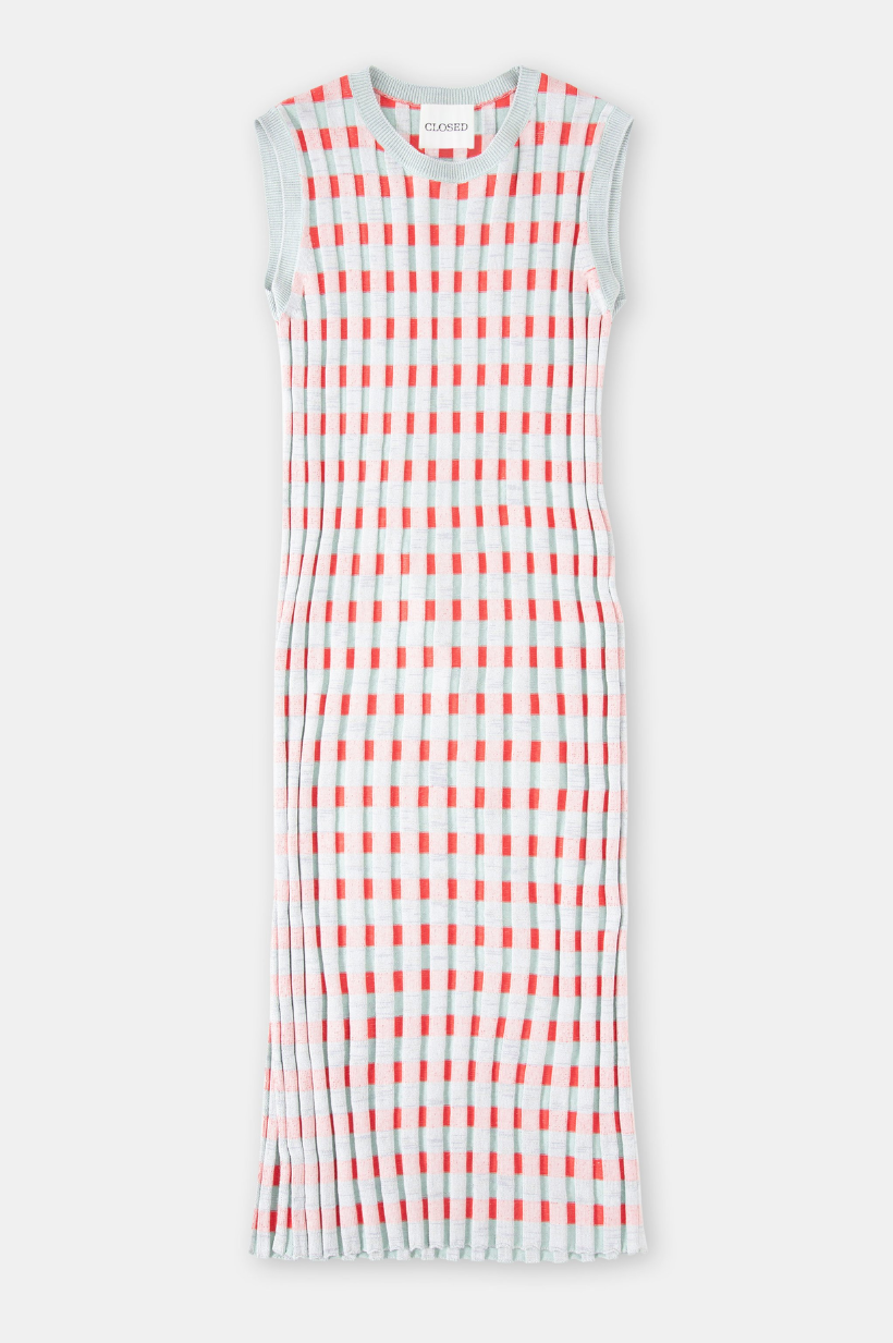 Sleeveless Rib Dress