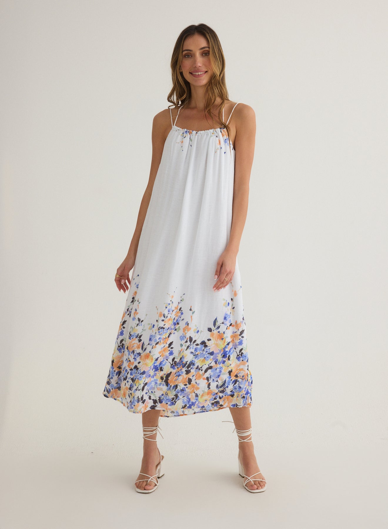 Flowy Cami Midi Dress CASH and CLIVE Flowy Cami Midi Dress CASH and CLIVE