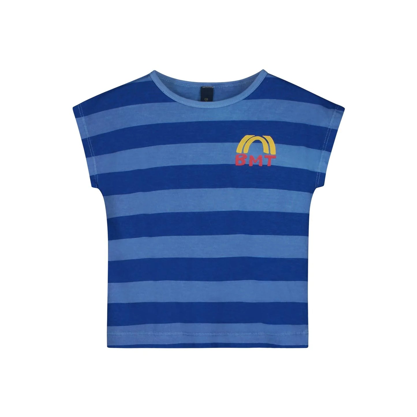 Wide Stripes Rainbow Tee