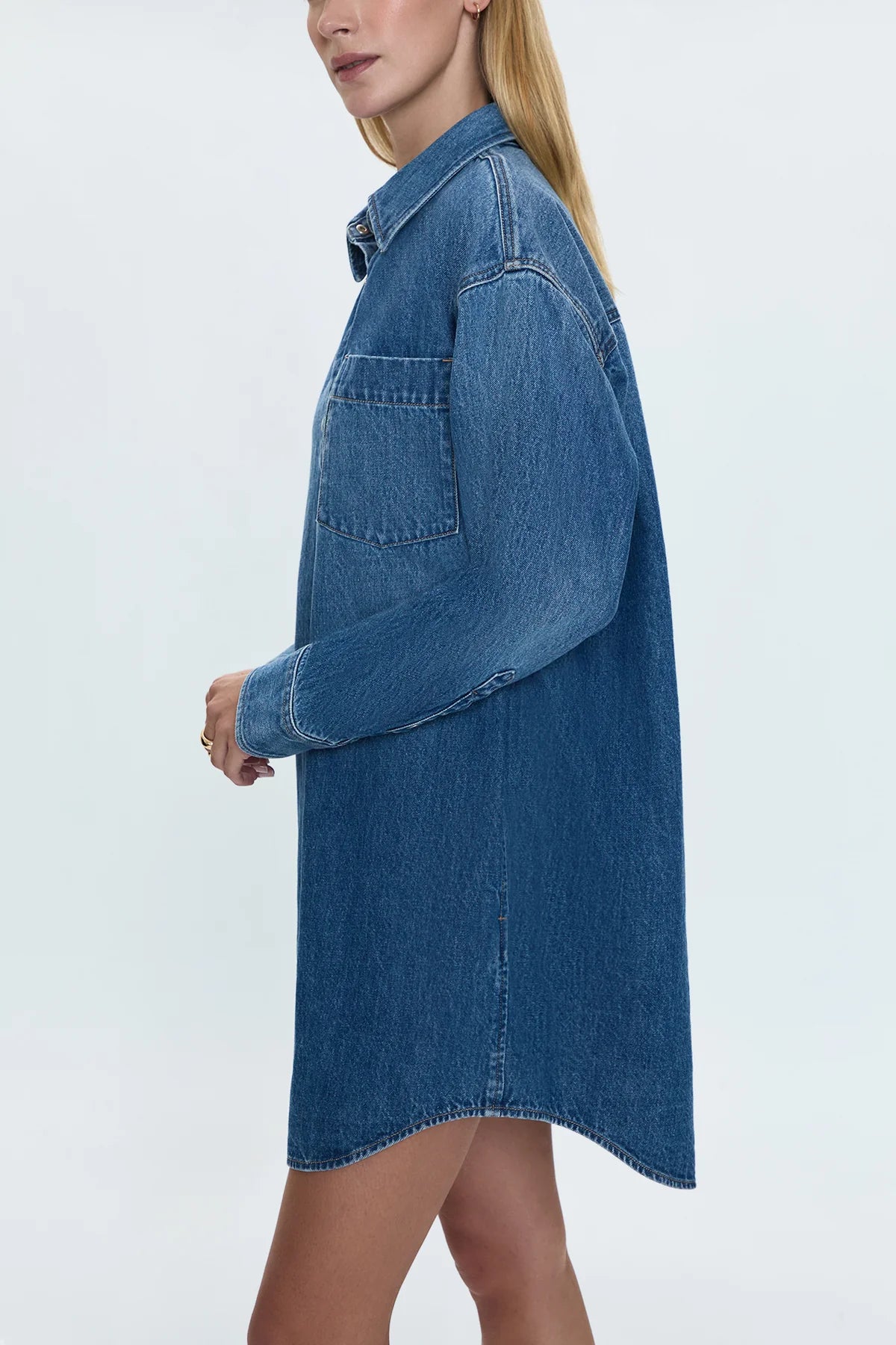 Elle Denim Shirt Dress