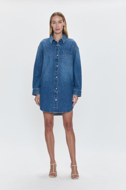 Elle Denim Shirt Dress CASH and CLIVE Elle Denim Shirt Dress CASH and CLIVE