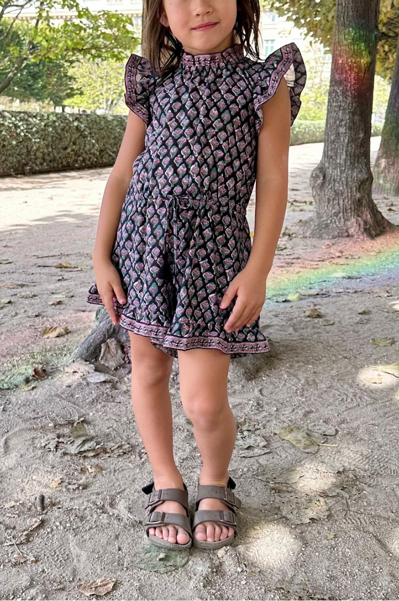 Donna Print Sleeveless Jumpsuit