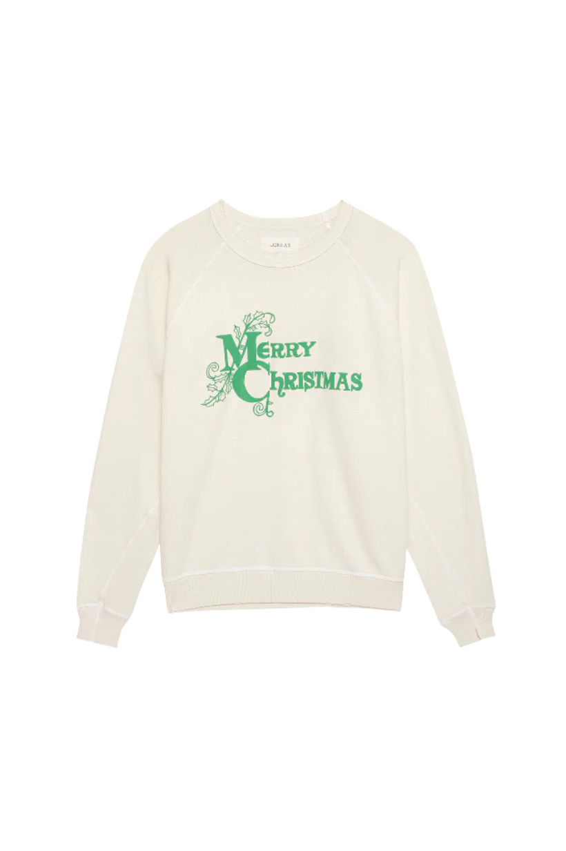 The College Sweatshirt w/ Merry Christmas