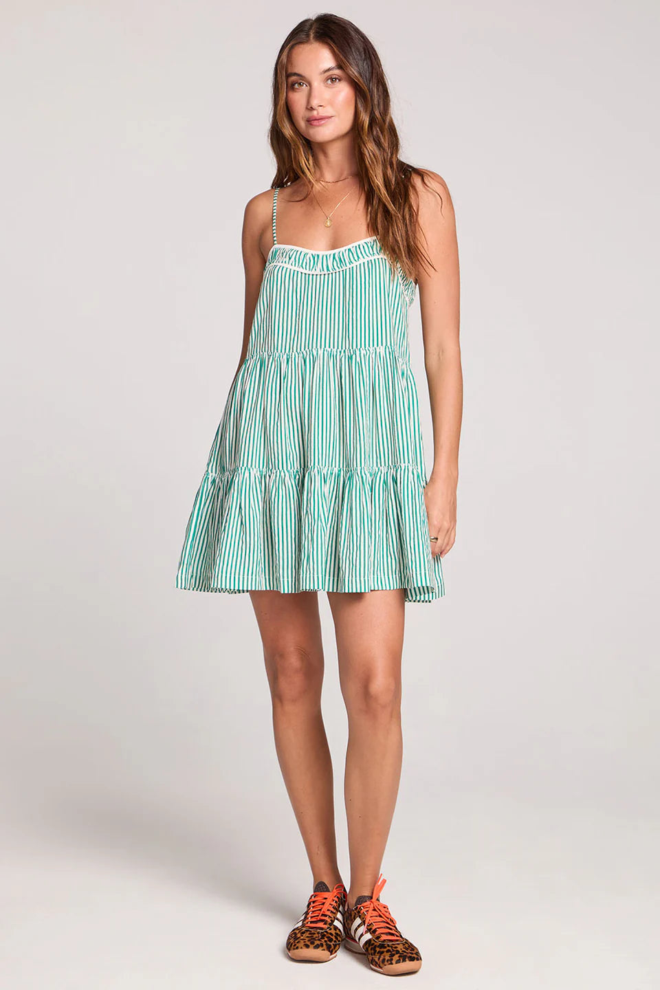 Genevieve Tank Mini Dress-clover