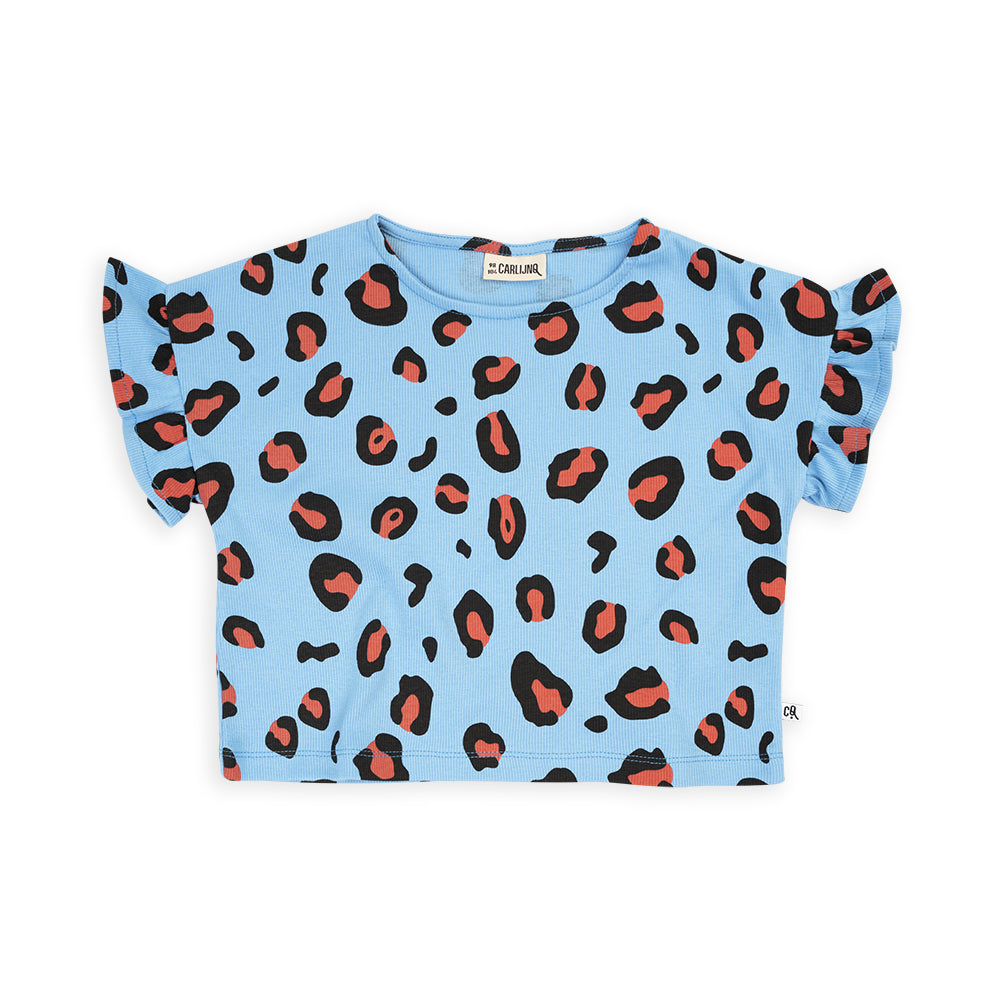 Leopard - Frilled Shirt